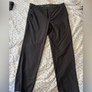 Van Heusen Black Dress Pants Straight Cut